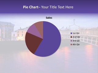 A Bridge Over A Body Of Water With Buildings In The Background PowerPoint Template