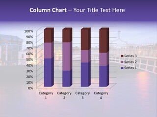 A Bridge Over A Body Of Water With Buildings In The Background PowerPoint Template