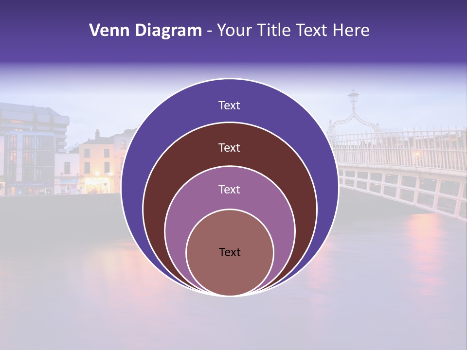 A Bridge Over A Body Of Water With Buildings In The Background PowerPoint Template