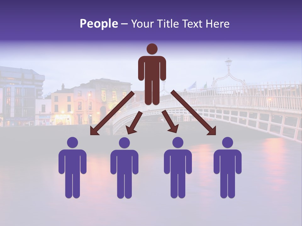 A Bridge Over A Body Of Water With Buildings In The Background PowerPoint Template