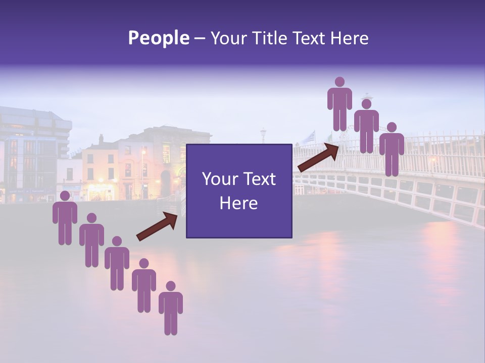 A Bridge Over A Body Of Water With Buildings In The Background PowerPoint Template