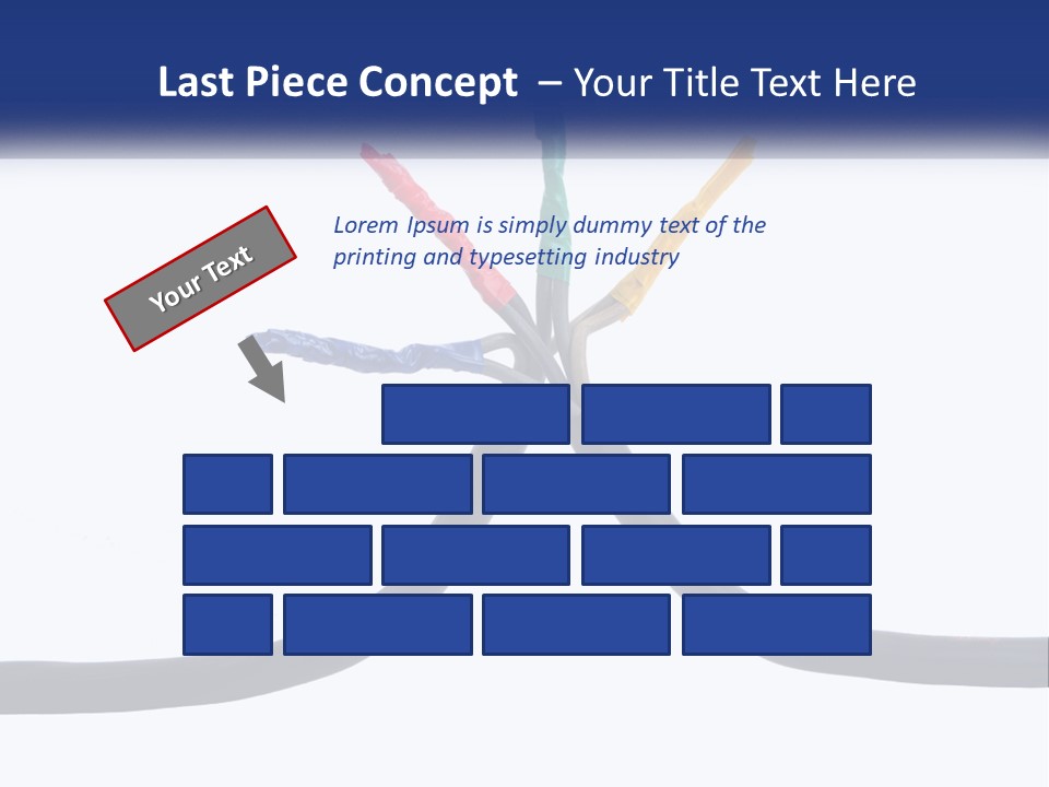 A Bunch Of Wires That Are Connected To Each Other PowerPoint Template