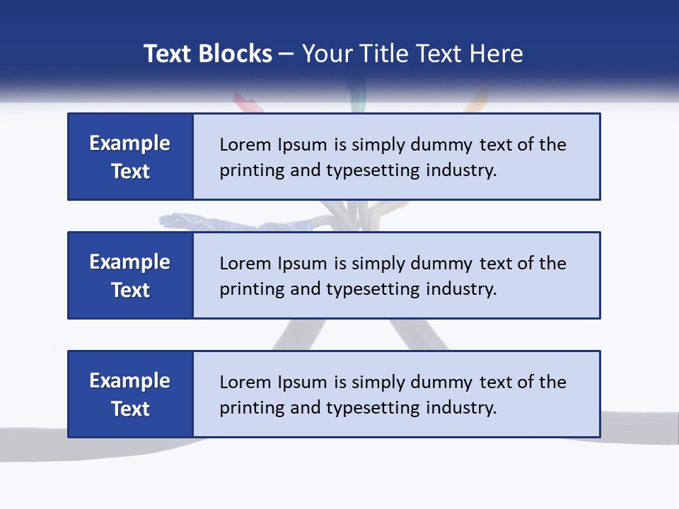 A Bunch Of Wires That Are Connected To Each Other PowerPoint Template