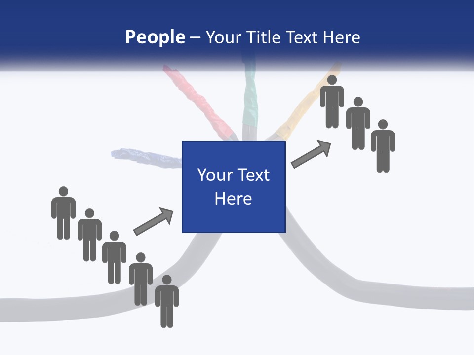 A Bunch Of Wires That Are Connected To Each Other PowerPoint Template