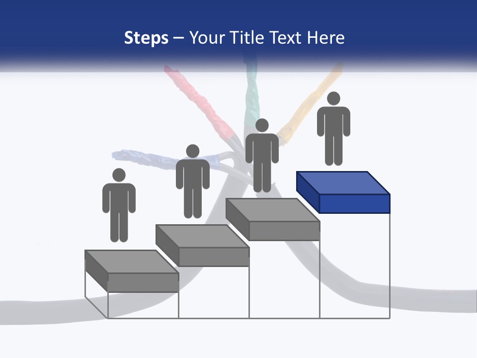 A Bunch Of Wires That Are Connected To Each Other PowerPoint Template
