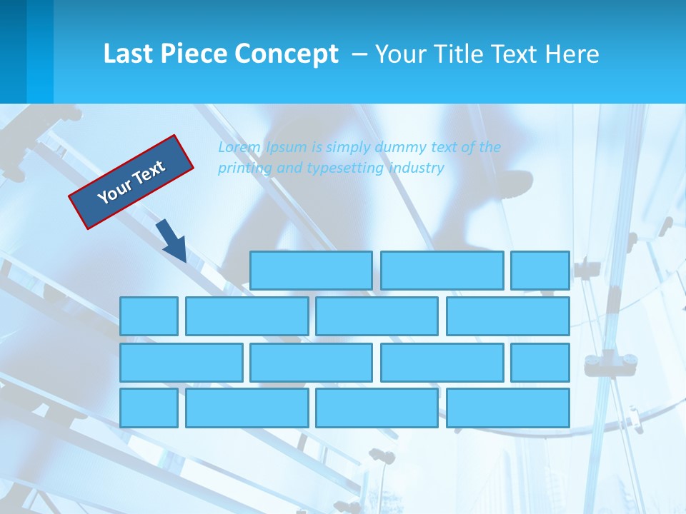 A Group Of People Walking Through A Tunnel PowerPoint Template