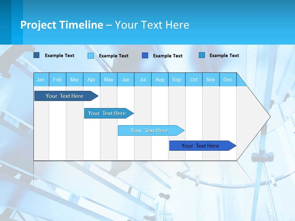 A Group Of People Walking Through A Tunnel PowerPoint Template
