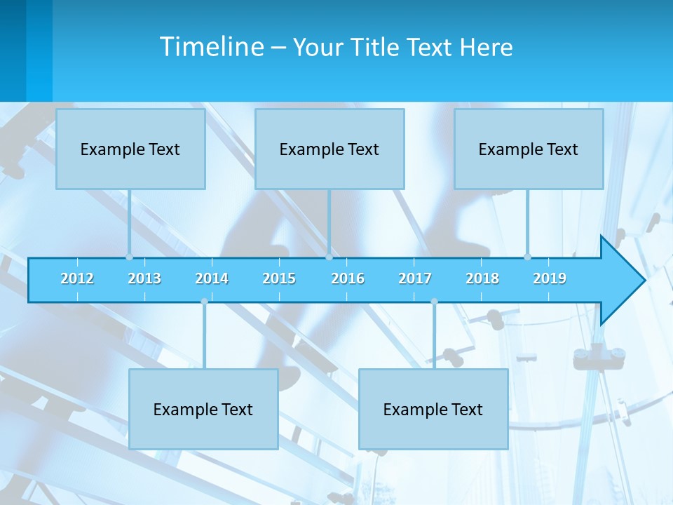A Group Of People Walking Through A Tunnel PowerPoint Template