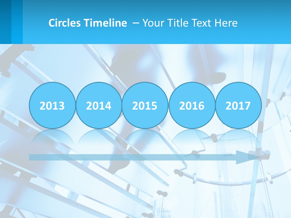 A Group Of People Walking Through A Tunnel PowerPoint Template