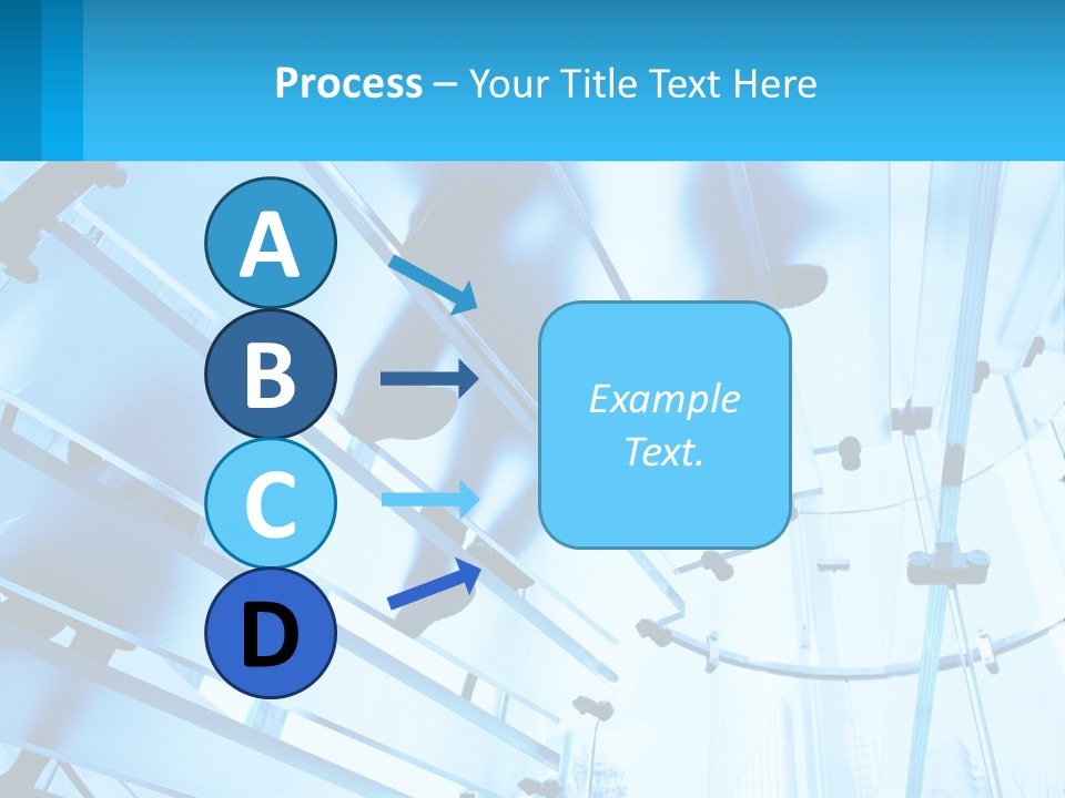 A Group Of People Walking Through A Tunnel PowerPoint Template