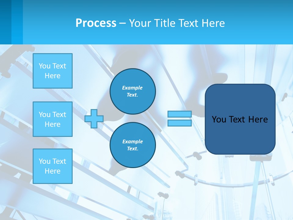 A Group Of People Walking Through A Tunnel PowerPoint Template