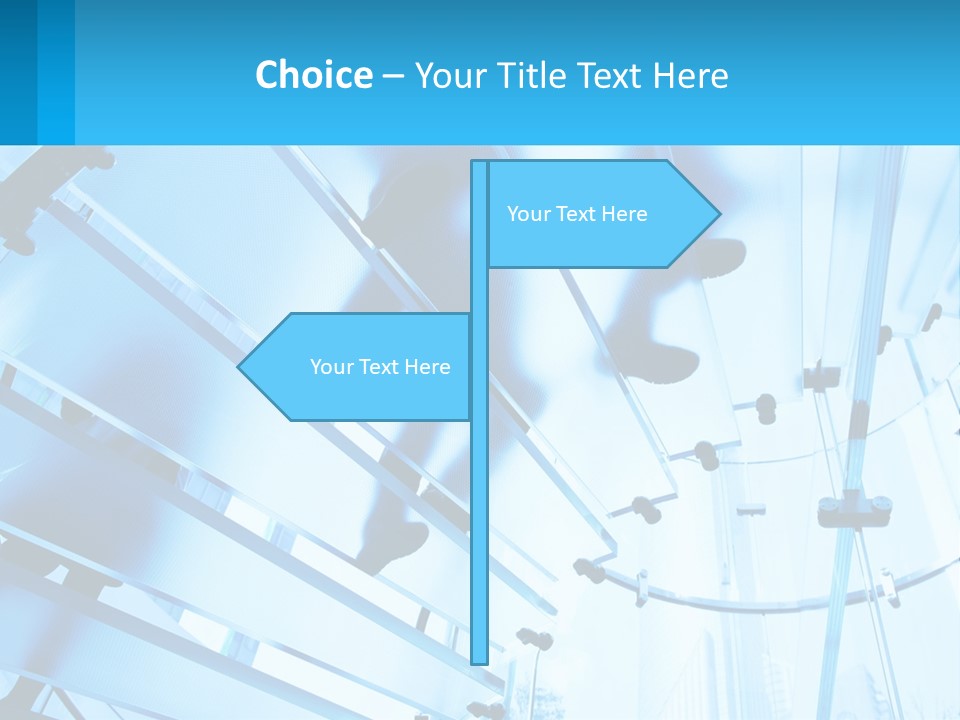 A Group Of People Walking Through A Tunnel PowerPoint Template