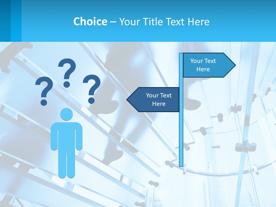 A Group Of People Walking Through A Tunnel PowerPoint Template