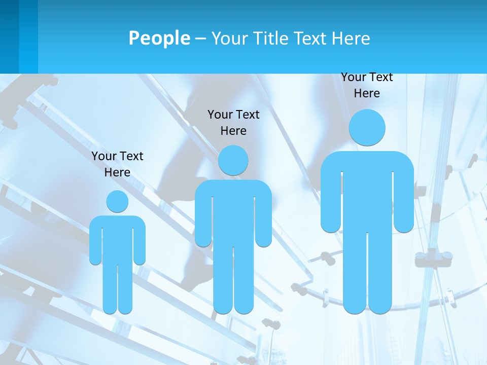 A Group Of People Walking Through A Tunnel PowerPoint Template