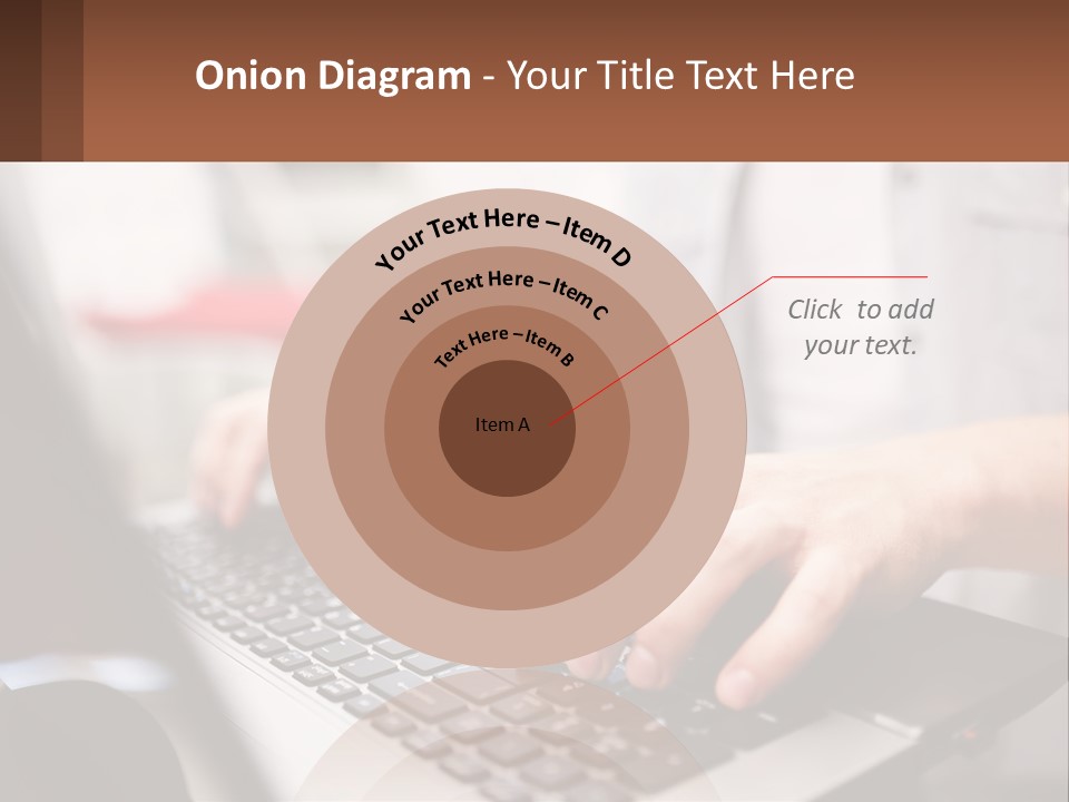 A Person Typing On A Laptop Computer PowerPoint Template