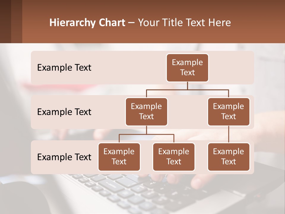A Person Typing On A Laptop Computer PowerPoint Template