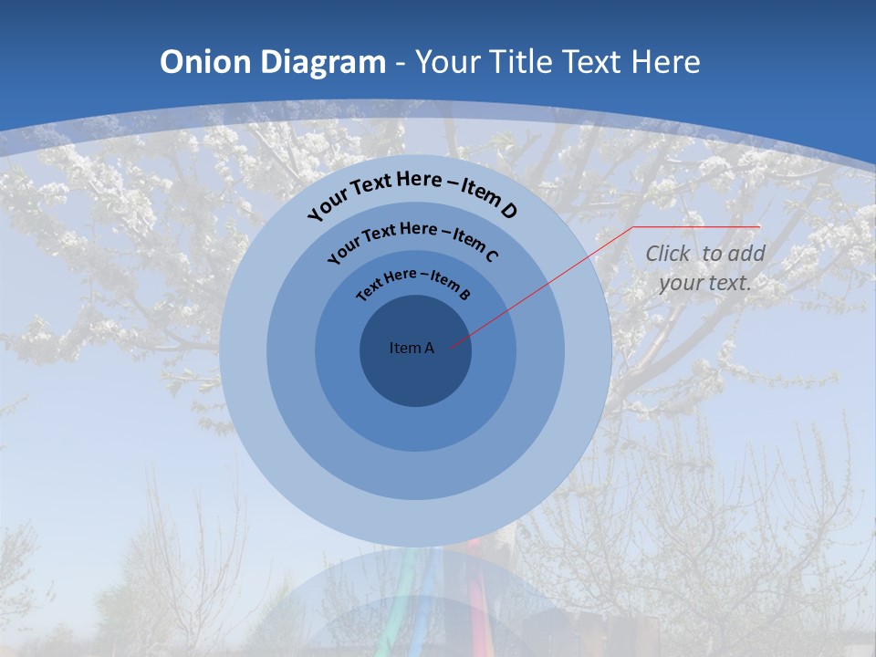 A Picture Of A Tree In The Middle Of A Field PowerPoint Template