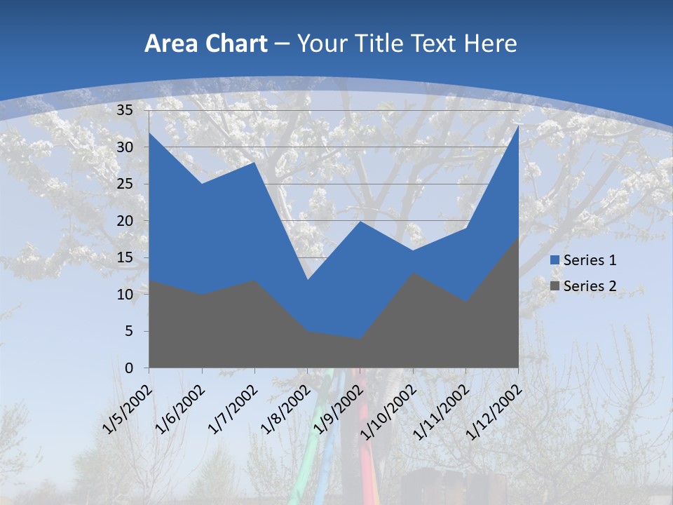 A Picture Of A Tree In The Middle Of A Field PowerPoint Template