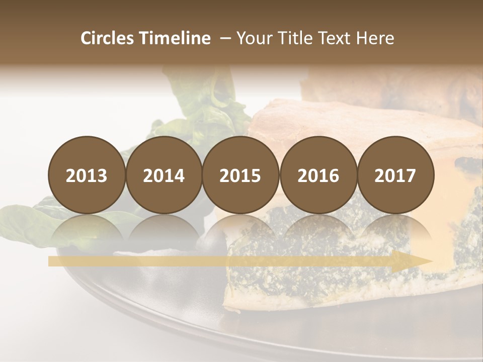 A Plate Of Food With Spinach And Bread On It PowerPoint Template