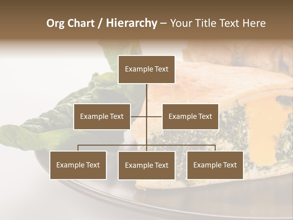 A Plate Of Food With Spinach And Bread On It PowerPoint Template