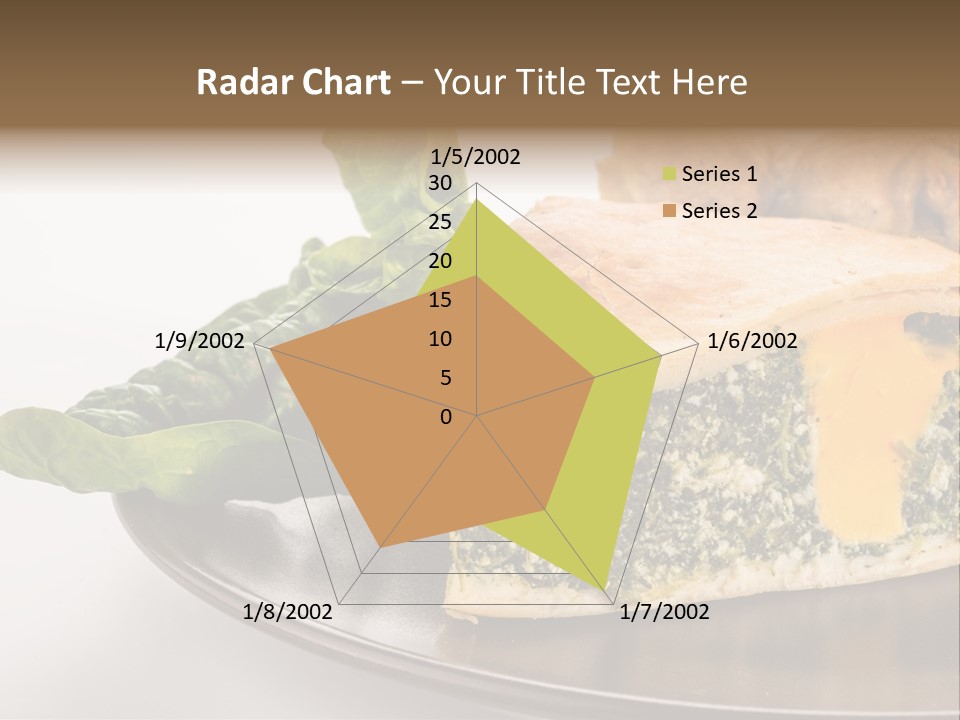 A Plate Of Food With Spinach And Bread On It PowerPoint Template