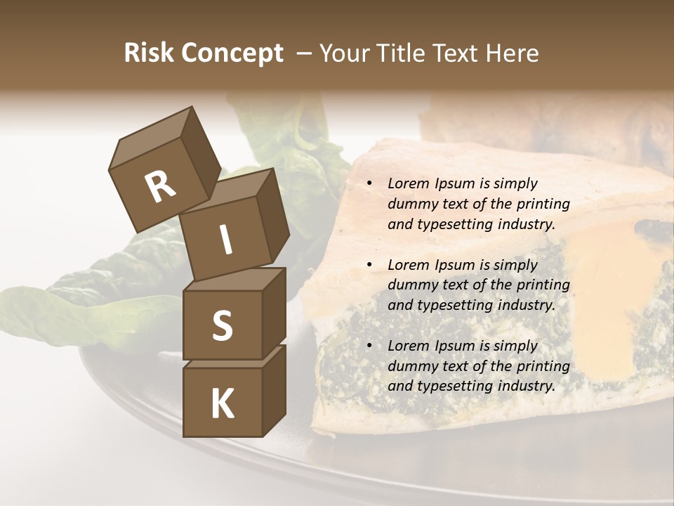 A Plate Of Food With Spinach And Bread On It PowerPoint Template