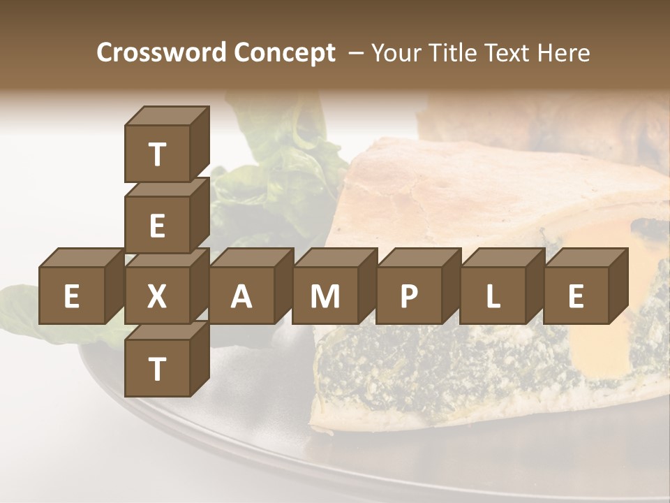A Plate Of Food With Spinach And Bread On It PowerPoint Template