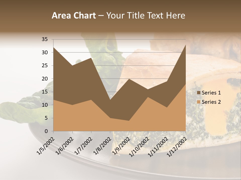 A Plate Of Food With Spinach And Bread On It PowerPoint Template