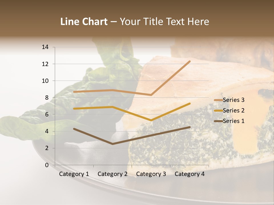 A Plate Of Food With Spinach And Bread On It PowerPoint Template