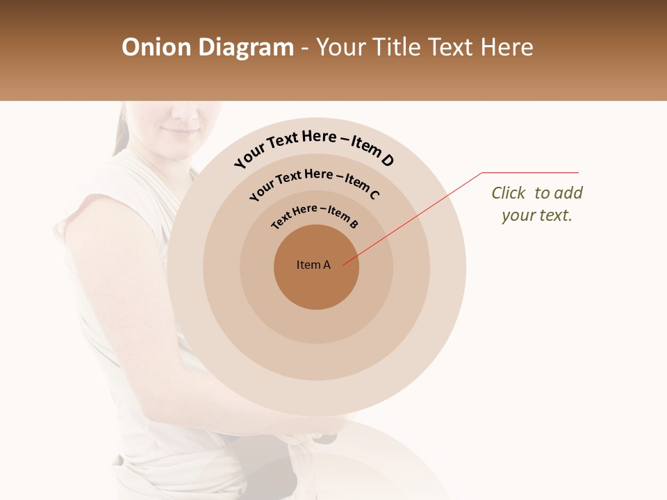 A Woman Holding A Baby Wrapped In A Sling PowerPoint Template