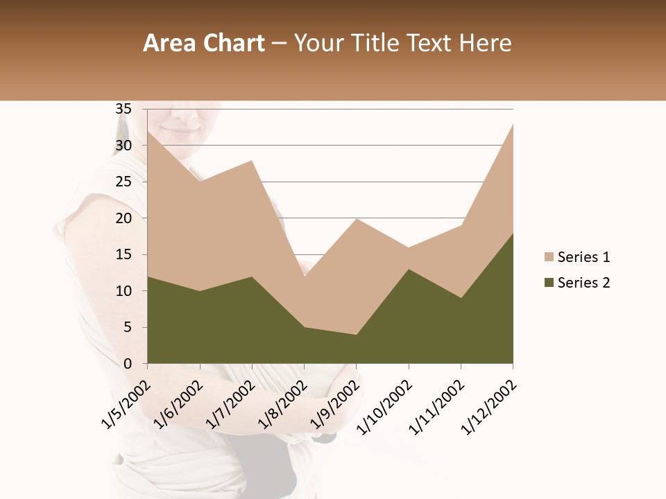 A Woman Holding A Baby Wrapped In A Sling PowerPoint Template