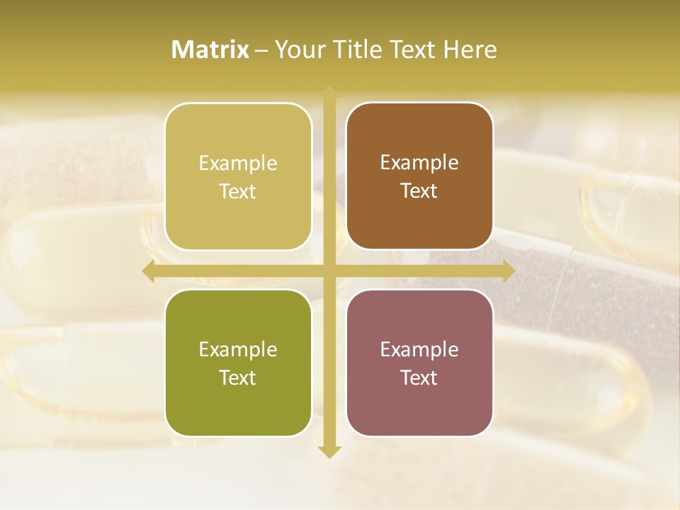 A Group Of Pills Sitting On Top Of A Table PowerPoint Template