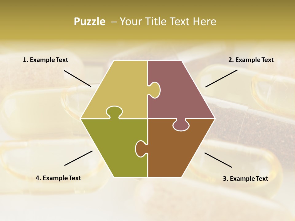 A Group Of Pills Sitting On Top Of A Table PowerPoint Template