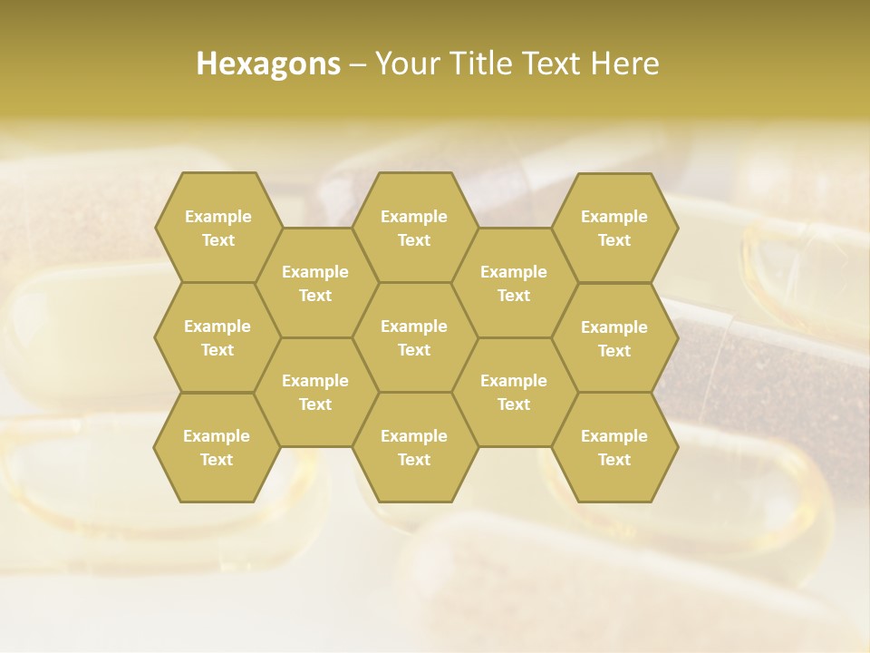 A Group Of Pills Sitting On Top Of A Table PowerPoint Template
