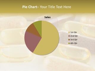 A Group Of Pills Sitting On Top Of A Table PowerPoint Template