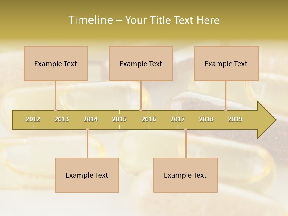 A Group Of Pills Sitting On Top Of A Table PowerPoint Template