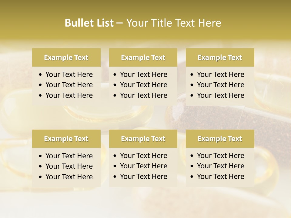 A Group Of Pills Sitting On Top Of A Table PowerPoint Template