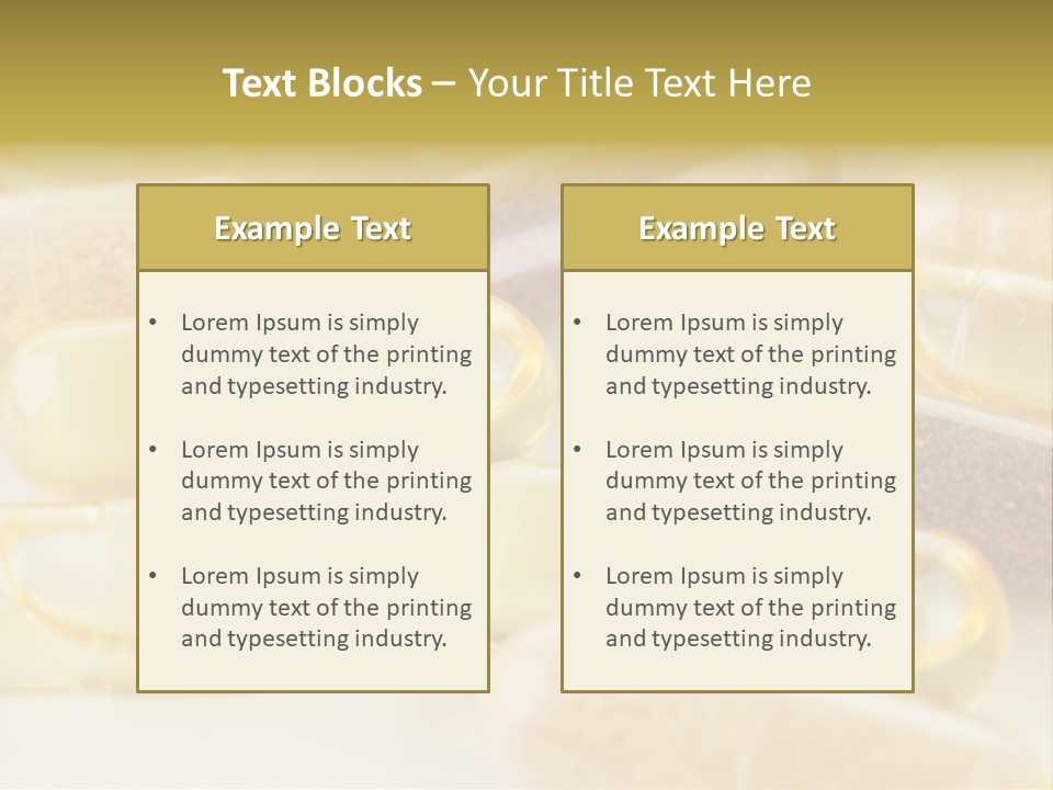 A Group Of Pills Sitting On Top Of A Table PowerPoint Template