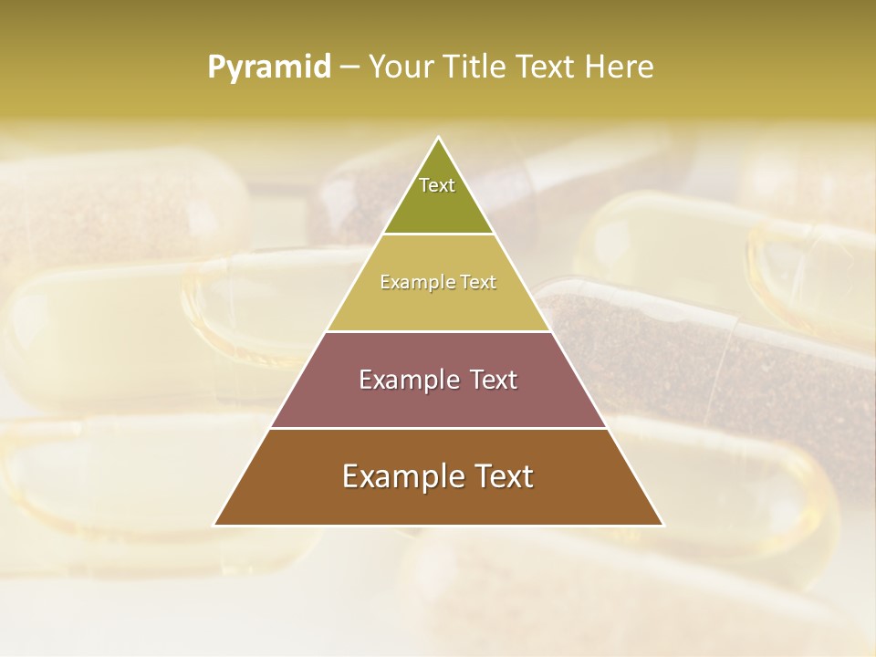 A Group Of Pills Sitting On Top Of A Table PowerPoint Template
