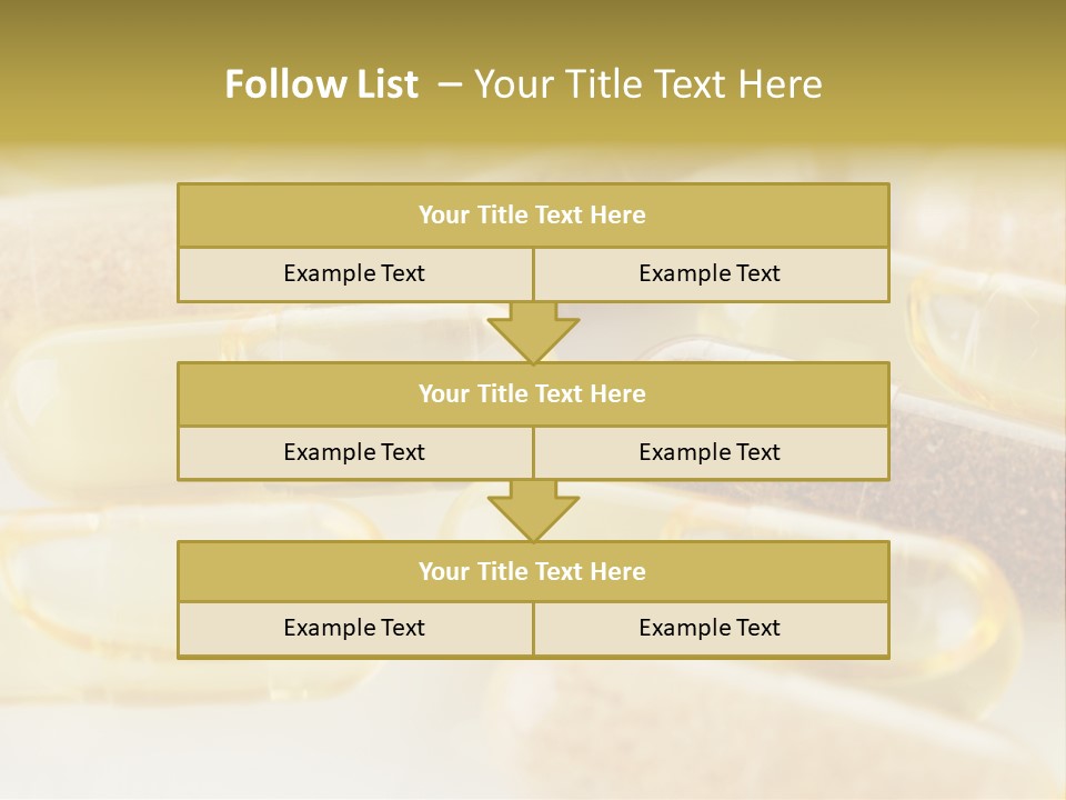 A Group Of Pills Sitting On Top Of A Table PowerPoint Template