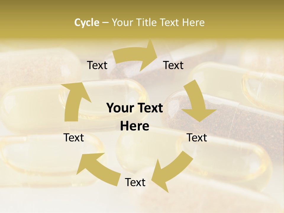 A Group Of Pills Sitting On Top Of A Table PowerPoint Template