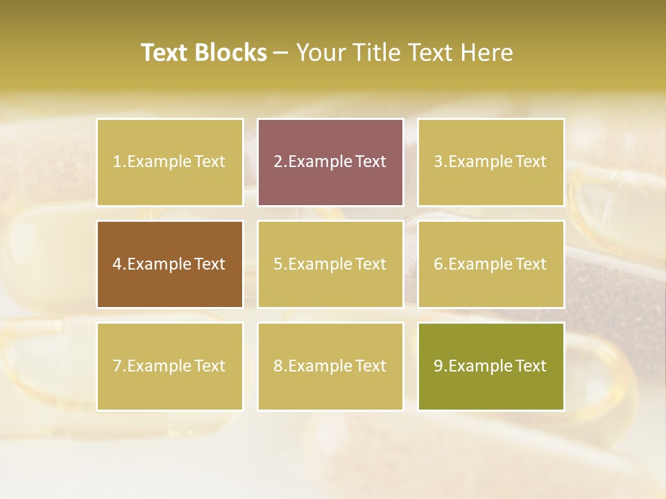 A Group Of Pills Sitting On Top Of A Table PowerPoint Template