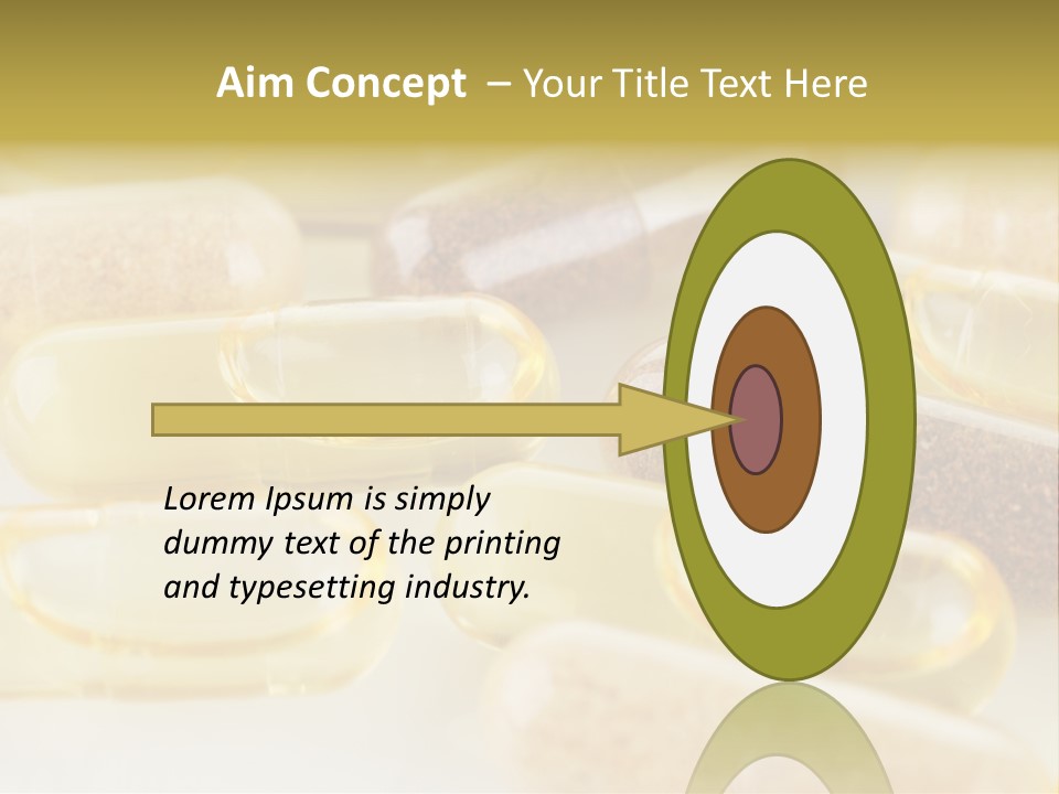 A Group Of Pills Sitting On Top Of A Table PowerPoint Template