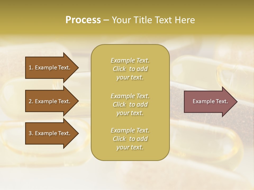 A Group Of Pills Sitting On Top Of A Table PowerPoint Template