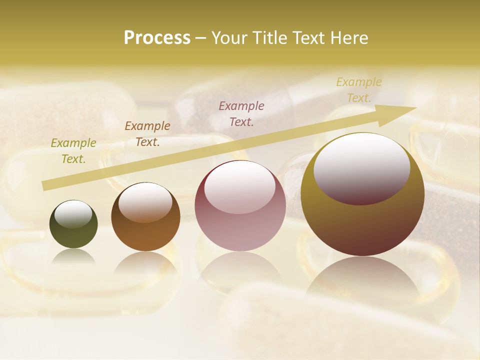 A Group Of Pills Sitting On Top Of A Table PowerPoint Template