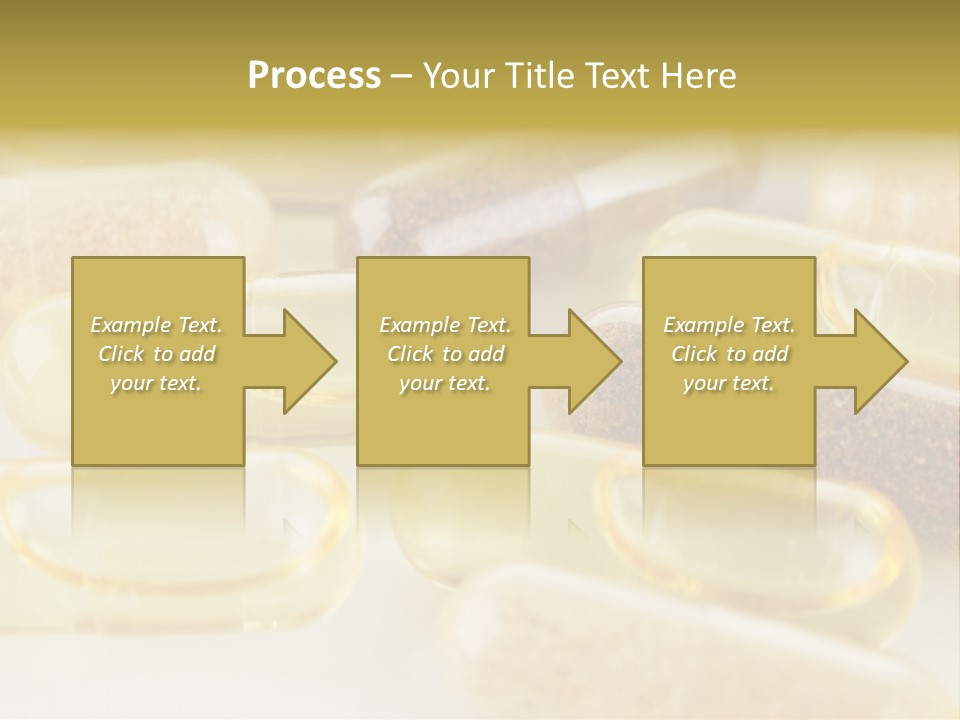 A Group Of Pills Sitting On Top Of A Table PowerPoint Template