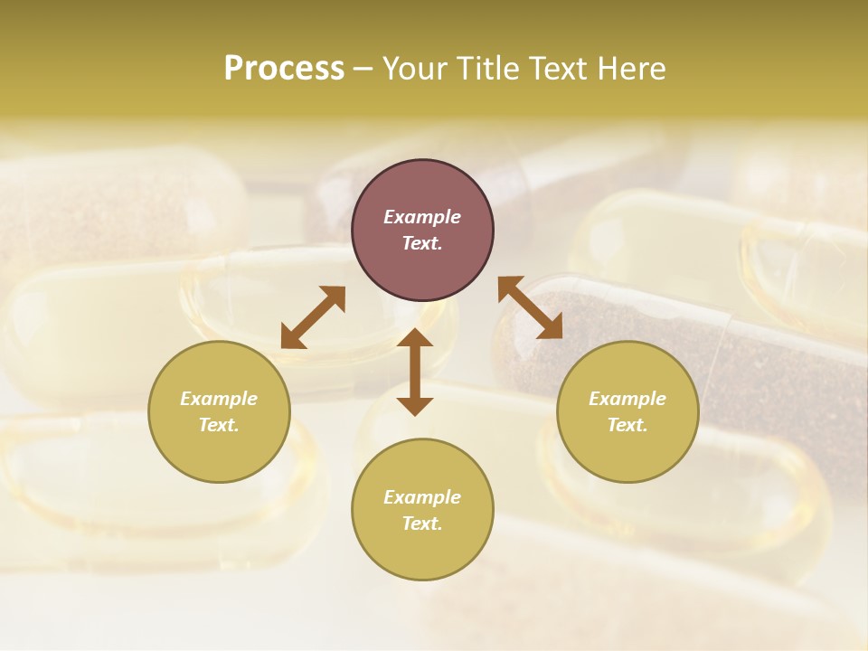 A Group Of Pills Sitting On Top Of A Table PowerPoint Template