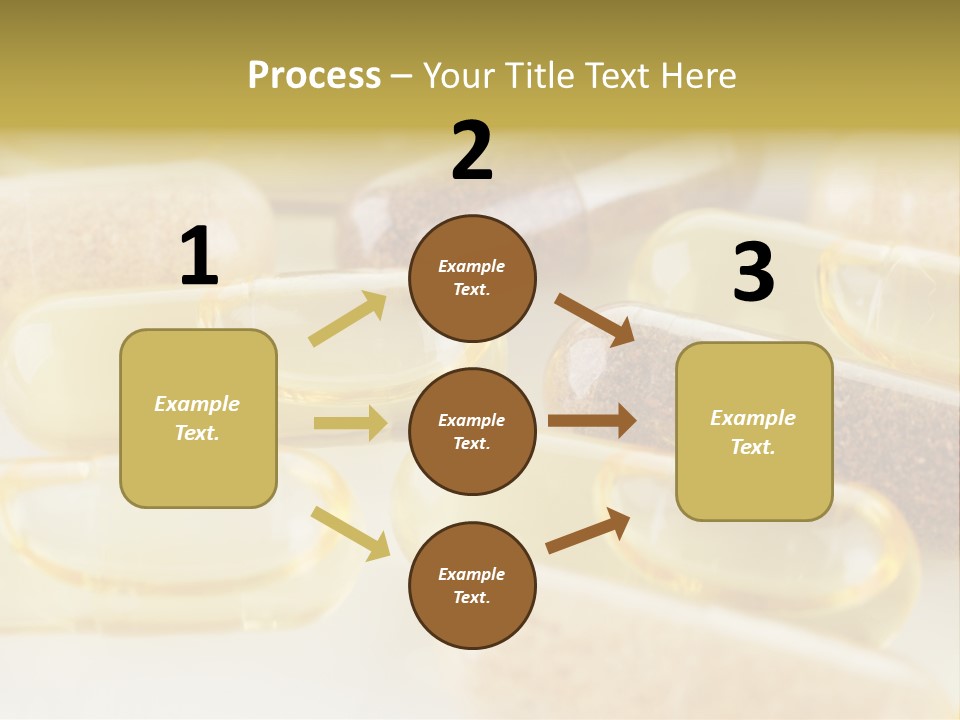 A Group Of Pills Sitting On Top Of A Table PowerPoint Template