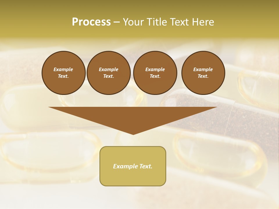 A Group Of Pills Sitting On Top Of A Table PowerPoint Template