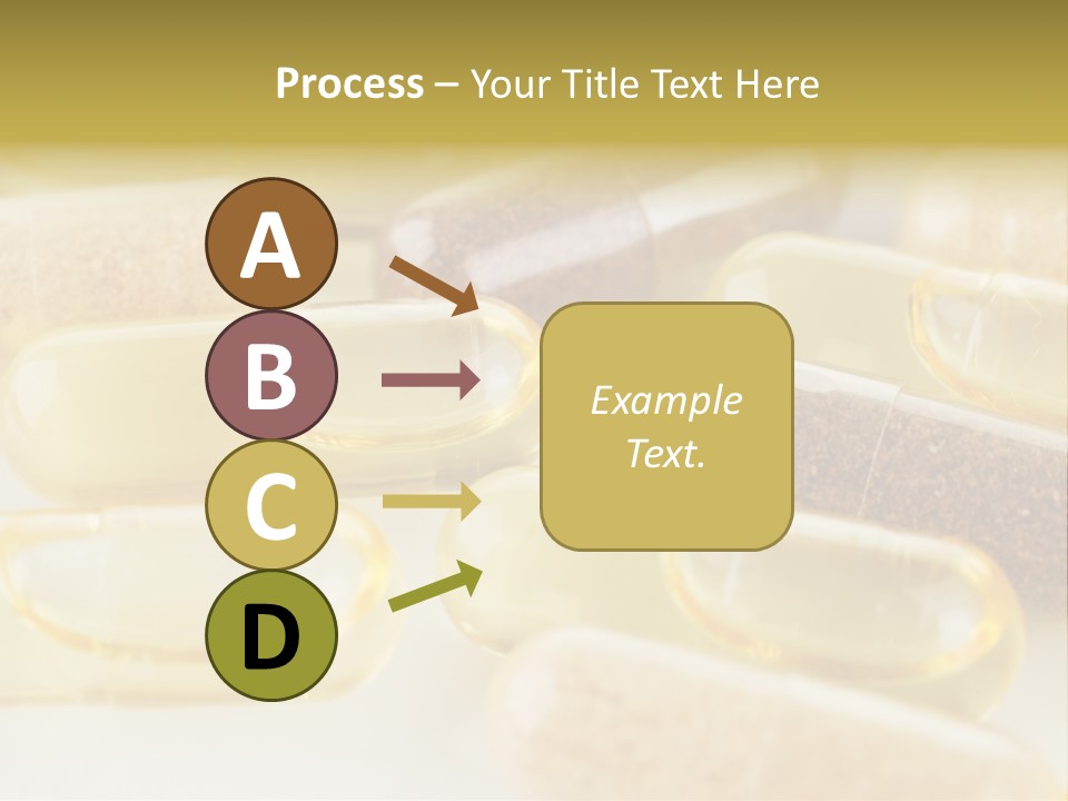 A Group Of Pills Sitting On Top Of A Table PowerPoint Template